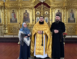 В храме великомученика Георгия Победоносца совершена служба древним чином