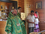 В день памяти преподобного Сергия, игумена Радонежского, Преосвященнейший епископ Симон совершил богослужение в храме в честь святого в городе Шахты