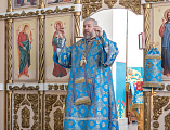 Преосвященнейший епископ Симон совершил Божественную литургию в Покровском кафедральном соборе города Шахты