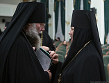 С благословения Преосвященнейшего  Владыки Симона ,епископа Шахтинского и Миллеровского, благочинный над монастырями иеромонах Димитрий (Яроцкий) принял участие в собрании