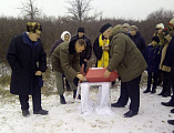 В х. Грай-Воронец прошел памятный митинг посвященный захоронению останков воина Копачева Павла Степановича