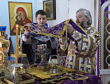 Преосвященнейший епископ Симон с архипастырским визитом посетил Чернышевское благочиние