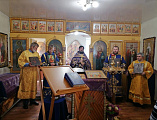 Праздничным богослужением отметили праздник Торжества Православия в храме в честь святителя Николая сл. Кашары