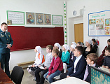 В воскресной школе «Свет Ангела» прошла встреча с начальником Гуковского Пожарно-спасательного гарнизона старшим лейтенантом внутренний службы Андреем Алексеевичем Чухлебовым
