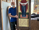 Новый иконостас в храме Покрова Пресвятой Богородицы станицы Каргинской