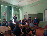 Ким Антипович Ярушко вместе с духовенством и казачеством посетили казачьую школу в хуторе Фоминка