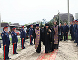 Преосвященнейший епископ Симон совершил чин на основание церкви и водружение креста в поселке Тарасовский