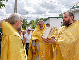 Преосвященнейший епископ Симон совершил Божественную литургию в день престольного праздника в храме святой равноапостольной княгини Ольги поселка Горный