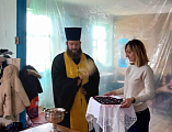 В храме апостола и евангелиста Иоанна Богослова хут. Красный состоялось посвящение в казачата первоклассников МБОУ Красненской СОШ