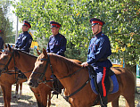 В Миллеровский район приехали казаки со всей Ростовской области