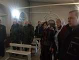 В Донском храме г. Новошахтинска состоялась традиционная встреча казаков станицы Мало-Несветаевской с духовником