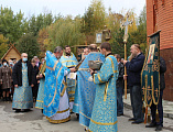 Престольный праздник отметил приход в честь Покрова Богородицы г. Каменск-Шахтинский