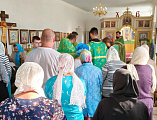 Прихожане храма Александра Невского в Красном Сулине отметили престольный праздник