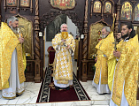 С архипастырским визитом епископ Симон посетил приход преподобномученицы Елисаветы города Гуково