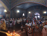 Преосвященнейший епископ Симон совершил архипастырский визит в Багаевское благочиние и возглавил воскресное богослужение в храме святителя Николая ст. Багаевской