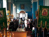 Престольный праздник Покрова Богородицы отметил храм Пресвятой Троицы с приделом в честь Богоматери в с. Маньково