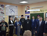 Руководитель епархиального отдела принял участие в торжественном построении в кадетском корпусе имени Я.П. Бакланова