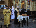 Епископ Шахтинский и Миллеровский Симон совершил таинство Венчания в Покровском кафедральном соборе г. Шахты