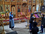 В Донском храме г. Новошахтинска встретили детей из Северодонецка