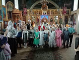 Радость Рождества Христова разделили с прихожанами Свято-Андреевского храма г. Миллерово участники праздничного концерта