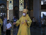 Преосвященнейший епископ Симон совершил всенощное бдение в Покровском кафедральном соборе г. Шахты