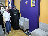 Епископ Шахтинский и Миллеровский Симон посетил Добро.Центр АНО «Финист» в Шахтах