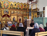 Занятия библейской группы в храме Успения  Пресвятой Богородицы села Алексеевка 