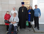 Настоятель храма в честь Почаевской иконы Божией Матери протоиерей Вячеслав Лавлинский провел встречу с людьми всероссийского общества инвалидов г. Каменск-Шахтинский