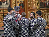 В среду первой седмицы Великого поста в Покровском кафедральном соборе г. Шахты совершена первая Литургия Преждеосвященных Даров