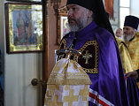 Преосвященнейший епископ Симон с архипастырским визитом посетил приход святителя Николая хутора Гуково
