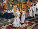В праздник Преображения Господа Бога и Спаса нашего Иисуса Христа Преосвященнейший епископ Симон совершил Божественную литургию и диаконскую хиротонию