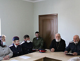 Протоиерей Константин Баранов принял участие в казачьем круге хуторского казачьего общества «Красновское»