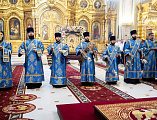 Преосвященнейший Симон епископ Шахтинский и Миллеровский сослужил Главе Донской митрополии в праздник Донской иконы Божией Матери, установленный на Дону