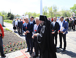 Преосвященнейший епископ Симон принял участие в открытии памятника святому благоверному князю Александру Невскому в г. Гуково и совершил чин освящения монумента