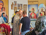 В храме хутора Талловеров отметили престольный праздник Успения Пресвятой Богородицы