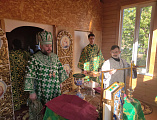 Преосвященнейший епископ Симон совершил Божественную литургию и диаконскую хиротонию в храме преподобного Сергия Радонежского города Шахты