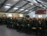 Воинскую часть 15272 ОБМО 150-й мотострелковой дивизии с пастырским визитом посетил иеромонах Николай (Наметышев)