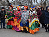 В пос. Красногорняцкий прошло мероприятие, посвященное Масленице