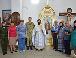 В Троицком храме Каменск-Шахтинского благочиния молились пограничники