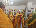 В храме Архангела Михаила села Первомайское прошло соборное богослужение в День Крещения Руси