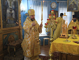 С архипастырским визитом Преосвященнейший епископ Симон посетил Покровский приход города Новошахтинска 