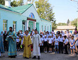 В преддверии нового учебного года в храме вмч. Пантелеимона г. Гуково состоялась детская Божественная литургия