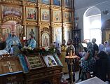 Поздравления в день тезоименитства принял настоятель Донского храма г. Новошахтинска протоиерей Роман Амплеев