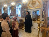Духовно-нравственная беседа священника с учениками 