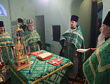 В день памяти преподобного Серафима Саровского приход в честь Сретения Господня ст. Базковской молитвенно отметил престольный праздник