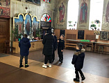 Воспитанники воскресной группы при храме преподобномученицы Елисаветы г. Гуково посетили храм Николая Чудотворца хутора Гуково