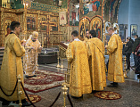 Преосвященнейший епископ Симон совершил всенощное бдение в Покровском кафедральном соборе г. Шахты