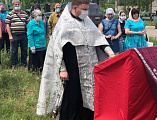 В Донецке в день памяти святого благоверного великого князя Димитрия Донского иерей Владимир Татаркин совершил водосвятный молебен с акафистным пением 