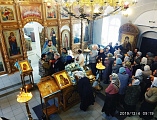 Праздник Введения во храм Пресвятой Богородицы торжественным богослужением отметили в храме Донской иконы Божией Матери в г. Новошахтинске
