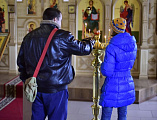 В храме Всех святых, в земле Русской просиявших, г. Каменск-Шахтинский в рамках мероприятий «Сретенские встречи» протоиерей Виталий Крейдич провел беседу с учащимися 10 классов коррекционной школы № 15